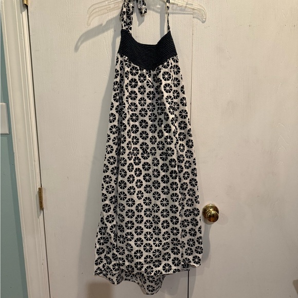 Mata Traders Black and White Midi Dress - Picture 1 of 5